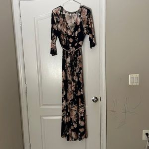 Pink Blush- maternity- baby shower dress